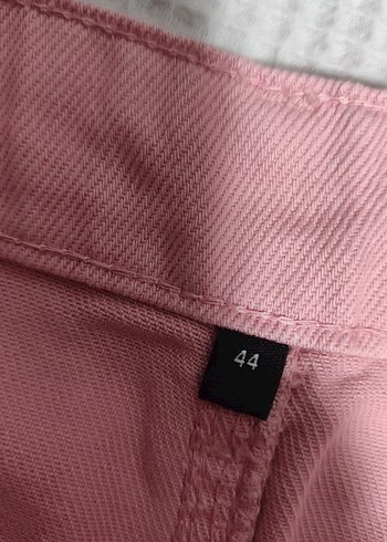 Düğmeli Pembe Mini Etek - Görsel 2