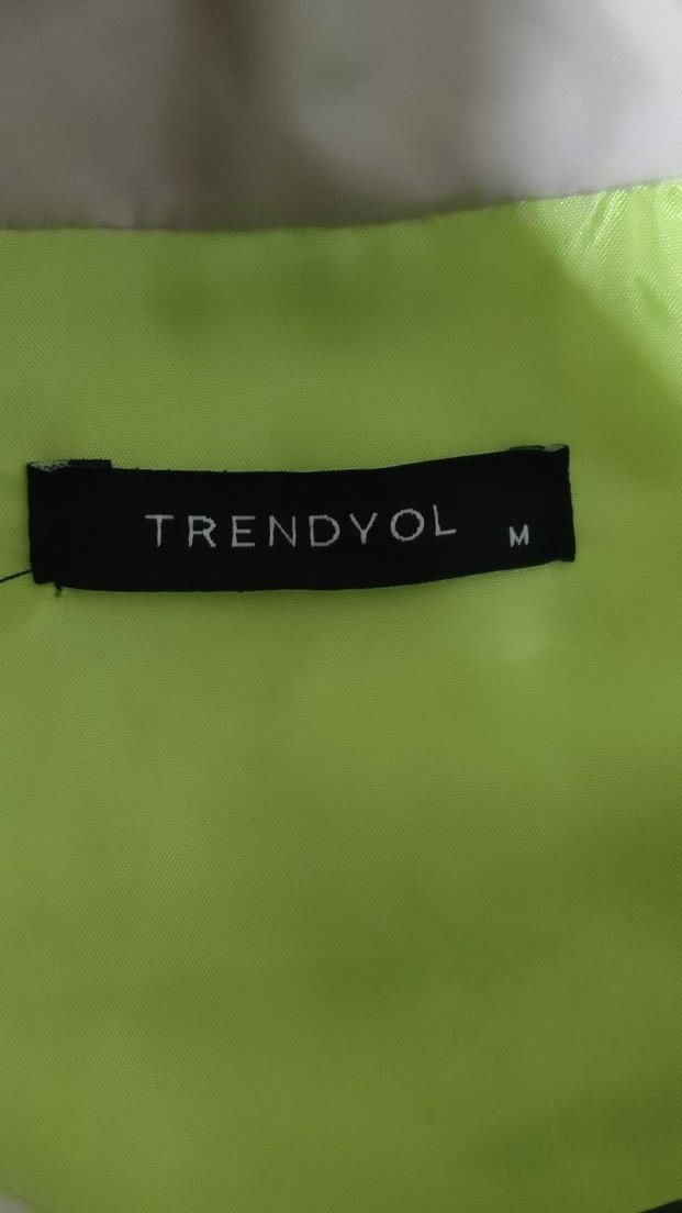 Beyaz Kadın Kışlık Fermuarlı Mont - Görsel 5