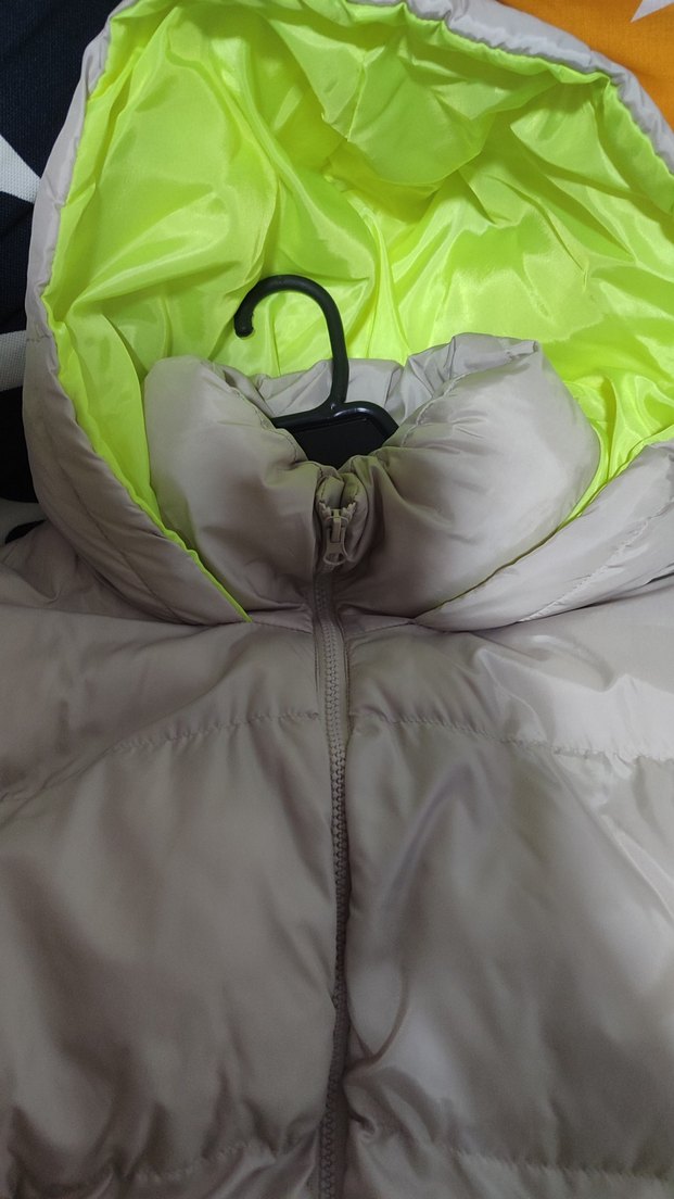 Beyaz Kadın Kışlık Fermuarlı Mont - Görsel 3