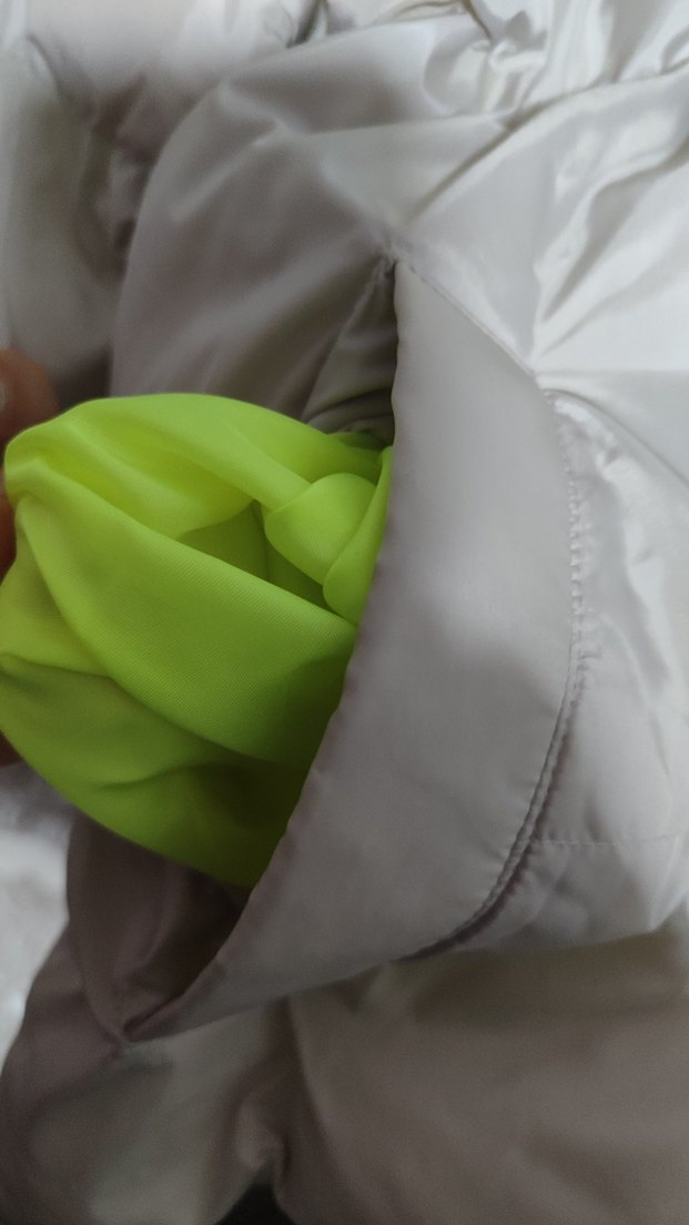 Beyaz Kadın Kışlık Fermuarlı Mont - Görsel 4