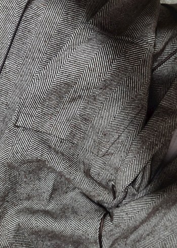 kahverengi detaylı Midi Kadın Kaban - Görsel 3