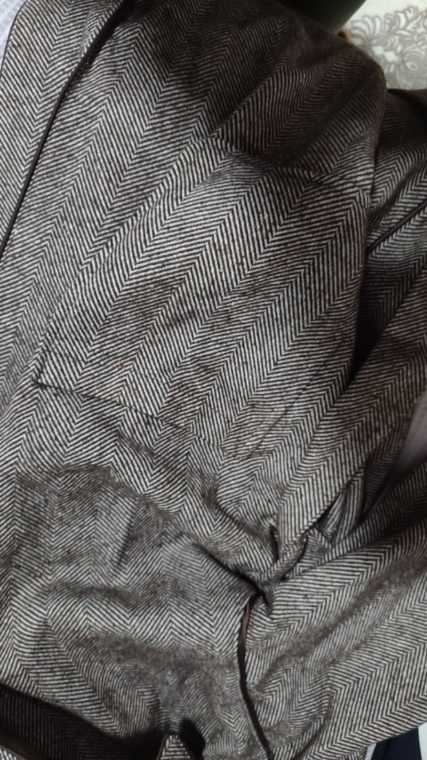 kahverengi detaylı Midi Kadın Kaban - Görsel 3