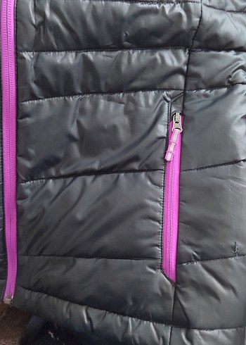 Columbia Mor Fermuarlı Çocuk Kışlık Mont - Görsel 3