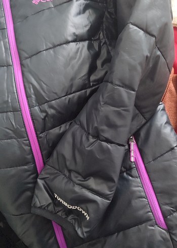 Columbia Mor Fermuarlı Çocuk Kışlık Mont - Görsel 2