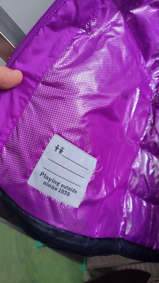 Columbia Mor Fermuarlı Çocuk Kışlık Mont - Görsel 5