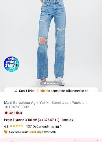 Mavi Jeans SATILDI! MAVİ JEAN BARCELONA BUZ MAVİSİ