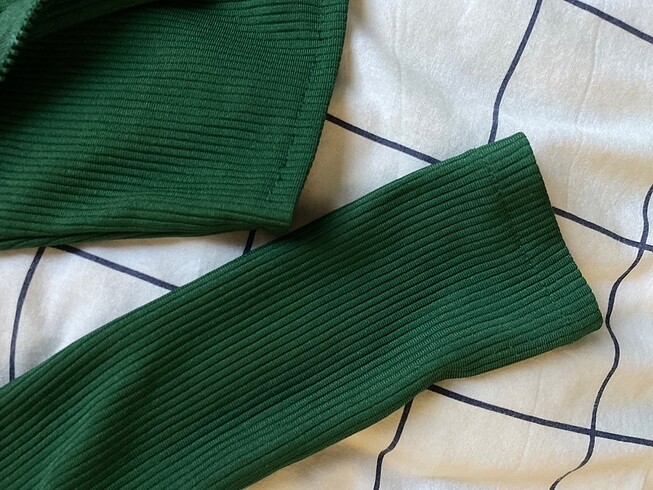 xs Beden yeşil Renk Koyu yeşil ceket crop