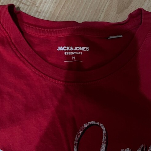 Zara Jack and jones orijinal kırmızı tshirt