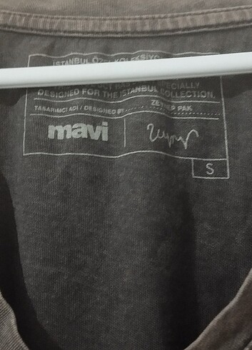 Mavi Jeans Mavi eskitme yıkamalı tshirt
