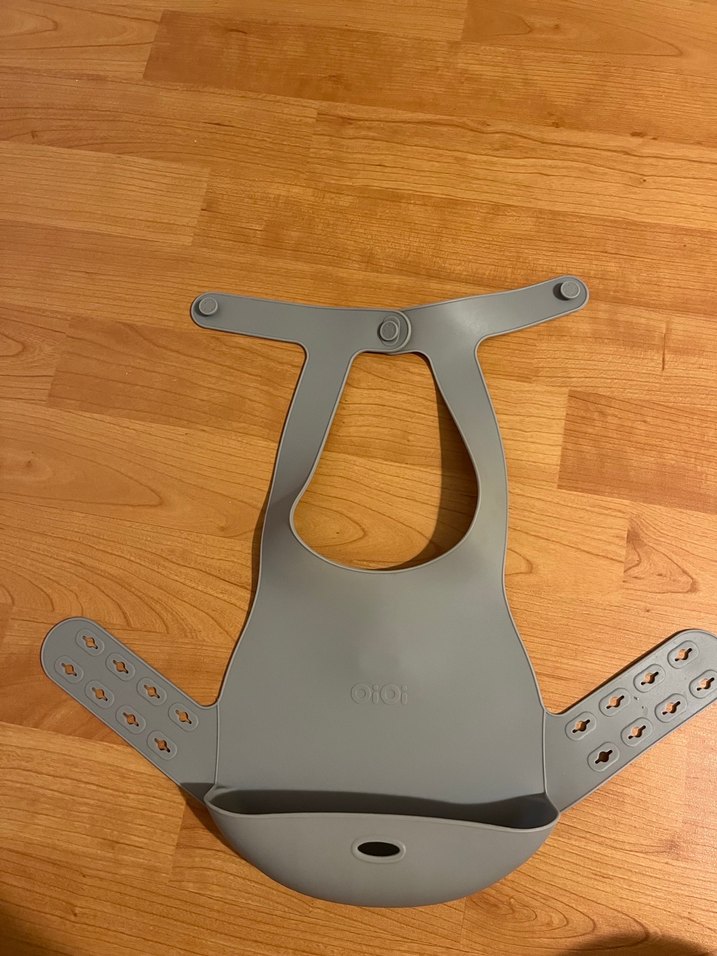 Gri Bebek Önlüğü Su Geçirmez - Görsel 2