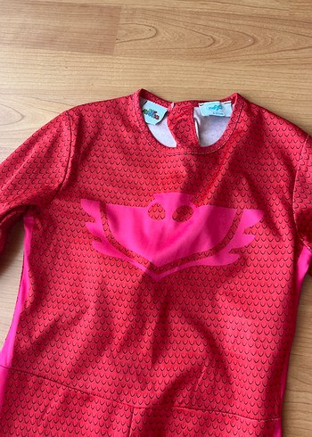 Pija Maskeliler Kırmızı Uzun Kollu Çocuk kostüm - Görsel 3