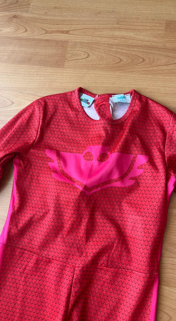 Pija Maskeliler Kırmızı Uzun Kollu Çocuk kostüm - Görsel 3