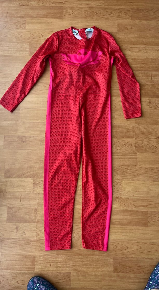 Pija Maskeliler Kırmızı Uzun Kollu Çocuk kostüm - Görsel 2