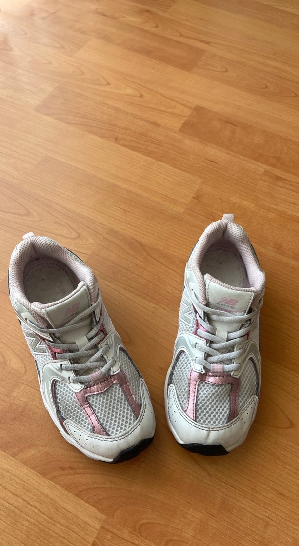 Pembe Bağcıklı kız çocuk Spor Ayakkabı - Görsel 3