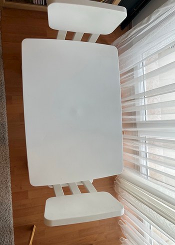 İkea Mamut Beyaz Çocuk Masa Sandalye Seti - Görsel 4