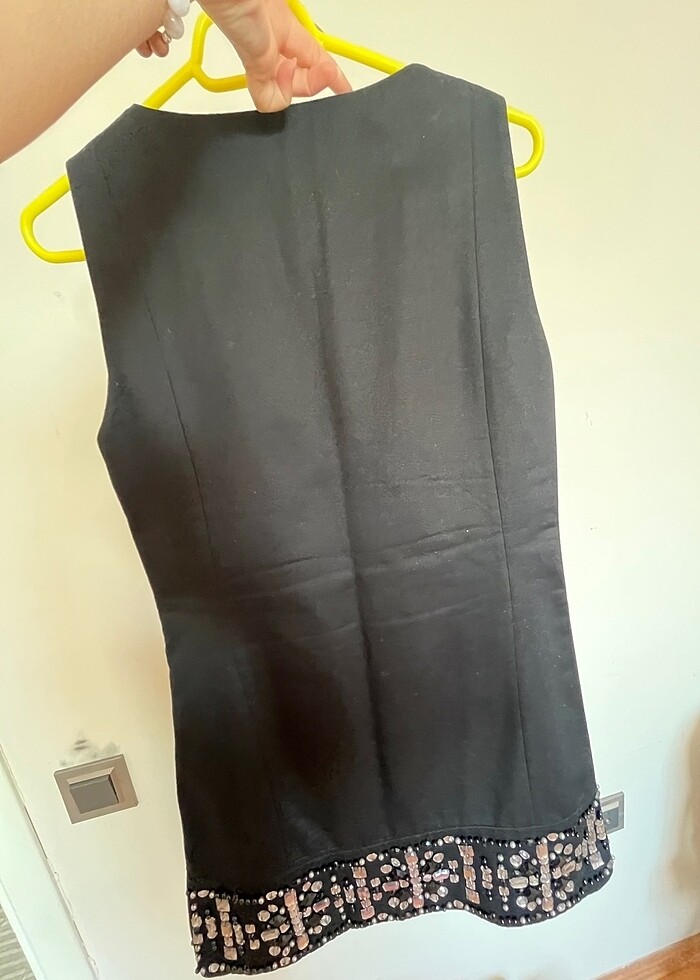 Siyah şık elbise - Görsel 4