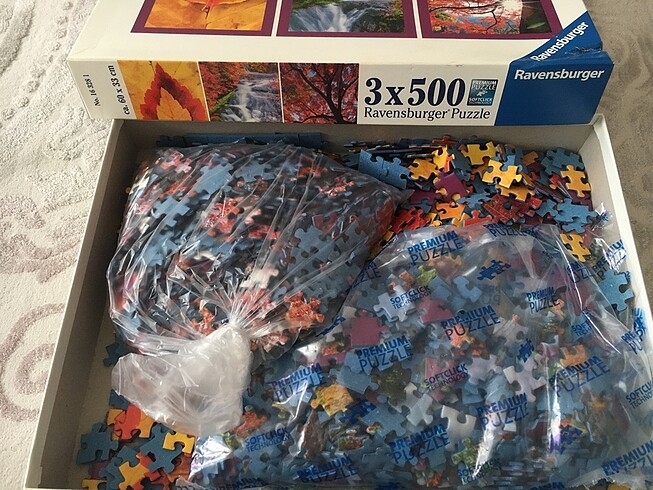  Ravensburger 3x500 puzzle