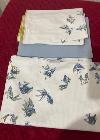 Yataş Betta Mavi Çiçek Desenli  pike Takımı - Görsel 7