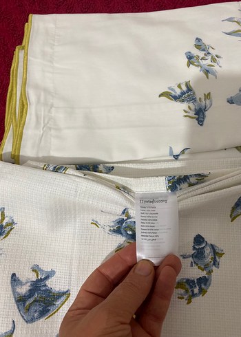 Yataş Betta Mavi Çiçek Desenli  pike Takımı - Görsel 6