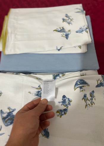 Yataş Betta Mavi Çiçek Desenli  pike Takımı - Görsel 5