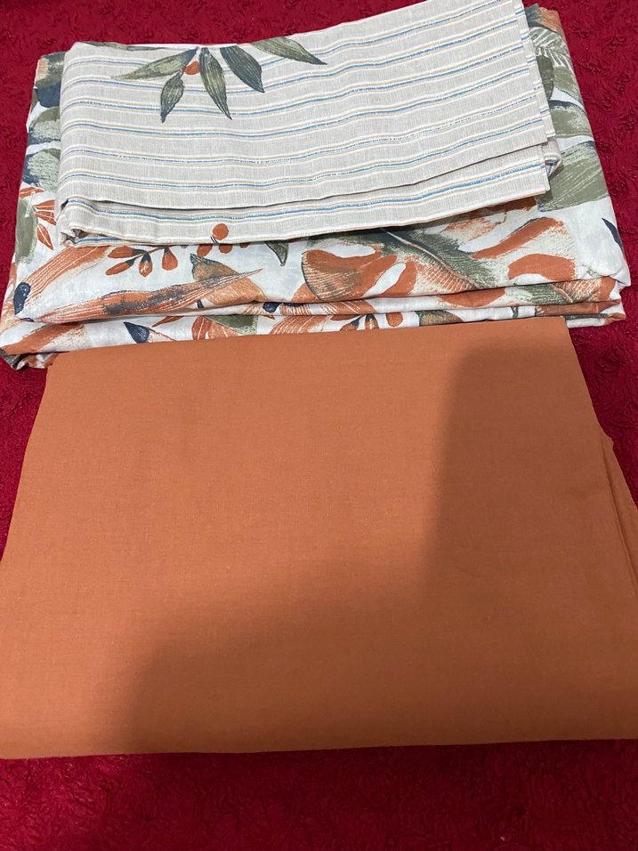 Çiçek Desenli Beyaz Nevresim ve Çarşaf Takımı - Görsel 5