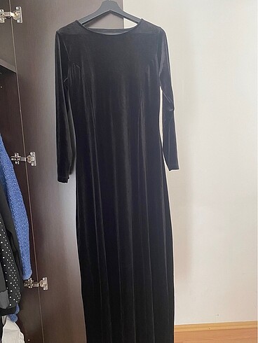 38 Beden Kadife yeni elbise