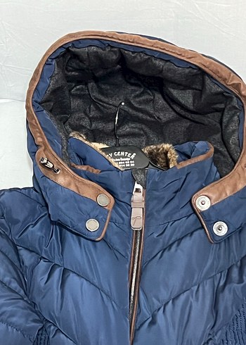 Erkek çocuk Lacivert Fermuarlı Kısa Kaban - Görsel 12