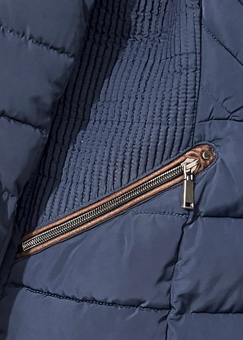 Erkek çocuk Lacivert Fermuarlı Kısa Kaban - Görsel 4