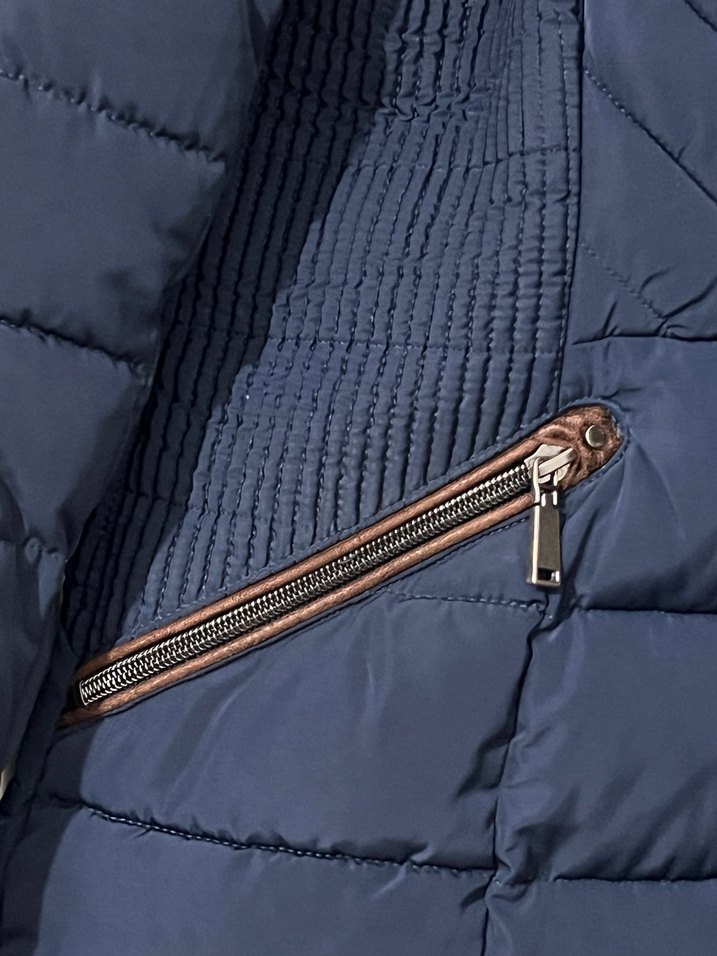 Erkek çocuk Lacivert Fermuarlı Kısa Kaban - Görsel 4