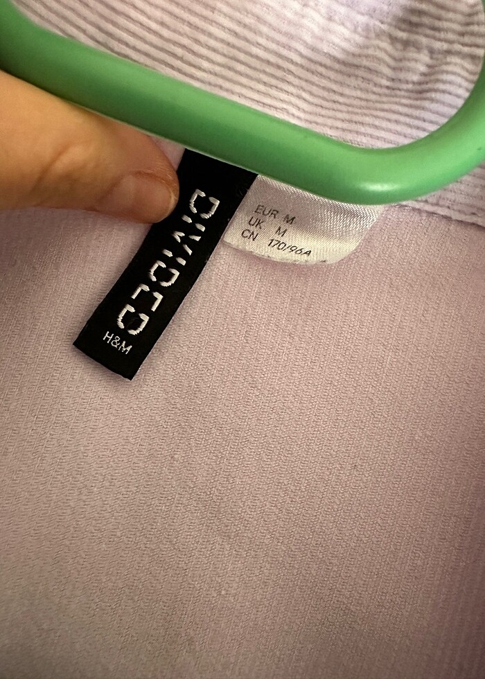 Lila kadife gömlek - Görsel 4