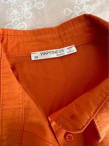 Turuncu gömlek - Görsel 3