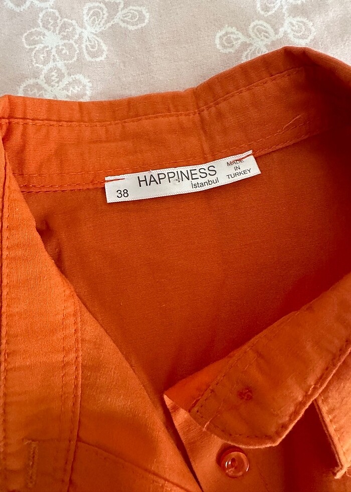 Turuncu gömlek - Görsel 3