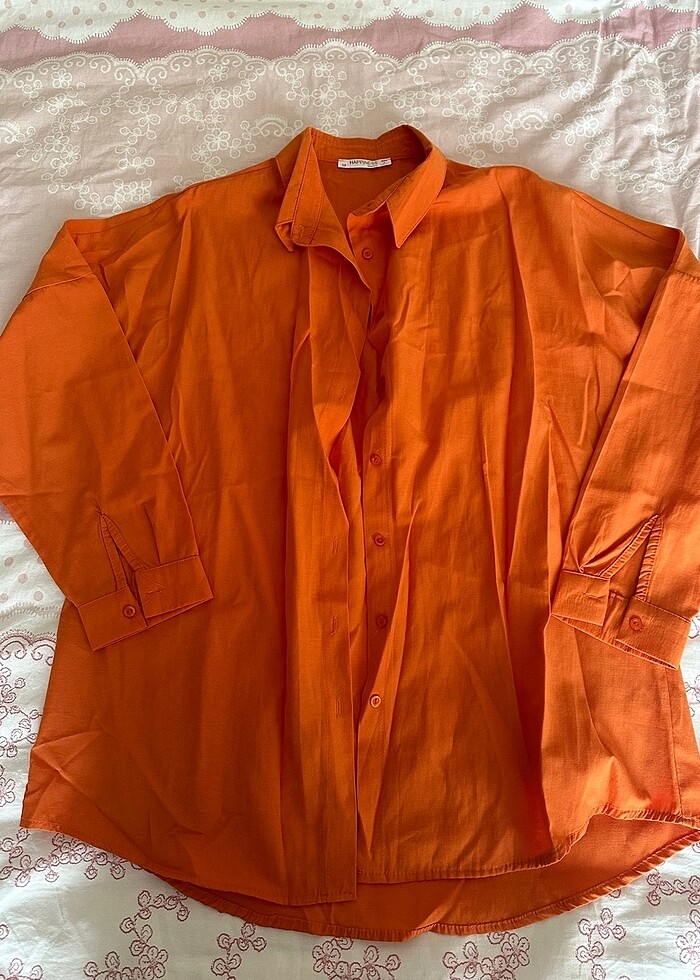 Turuncu gömlek - Görsel 2