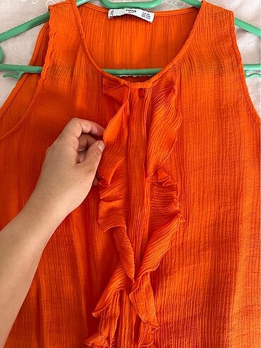 Turuncu bluz - Görsel 3