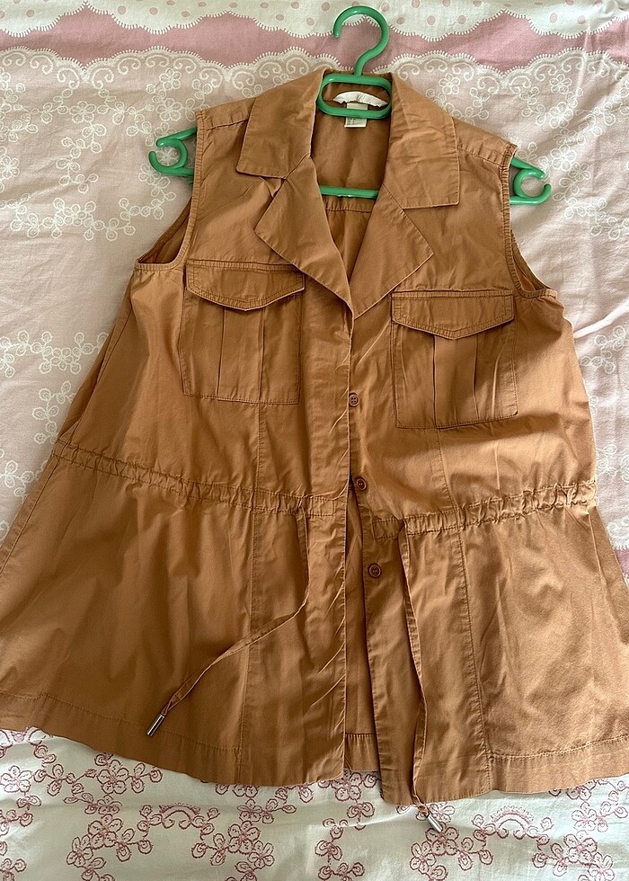 Kolsuz gömlek yelek - Görsel 2