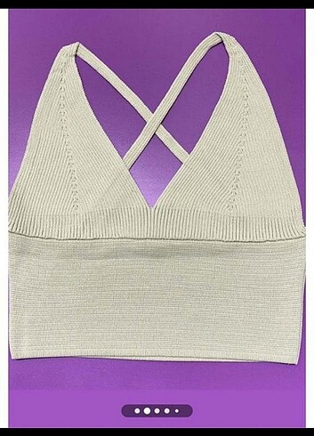 Likralı örme merserize Bralet