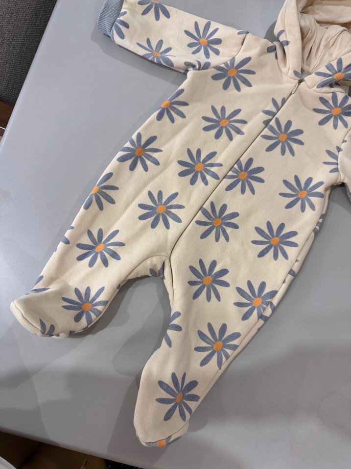 Kapüşonlu, Kemerli Bebek Kış Tulumu - Görsel 5