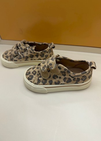 Leopar Desenli Kız Çocuk Spor Ayakkabı - Görsel 3