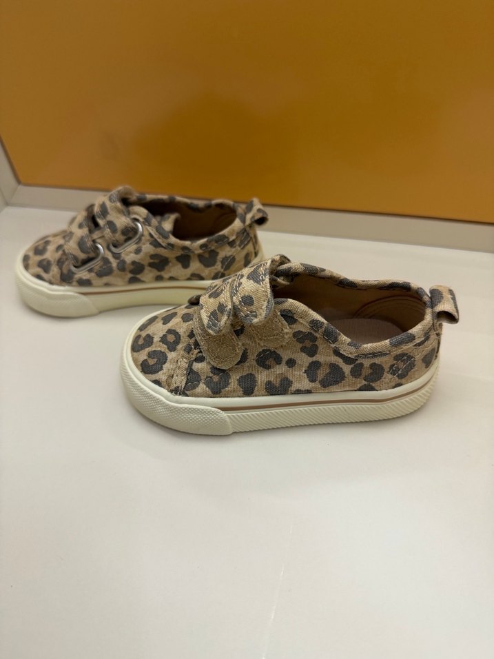 Leopar Desenli Kız Çocuk Spor Ayakkabı - Görsel 3