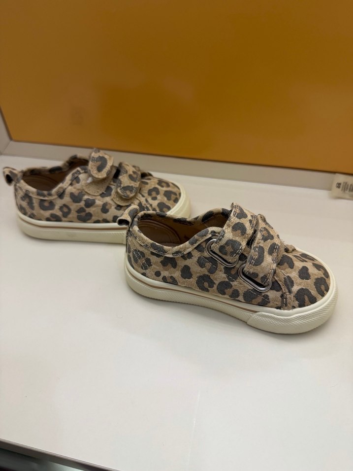 Leopar Desenli Kız Çocuk Spor Ayakkabı - Görsel 5