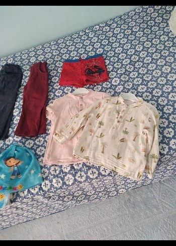 Kız Çocukları İçin Elastik Bel Denim Pantolon - Görsel 3