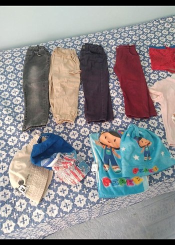 Kız Çocukları İçin Elastik Bel Denim Pantolon - Görsel 4