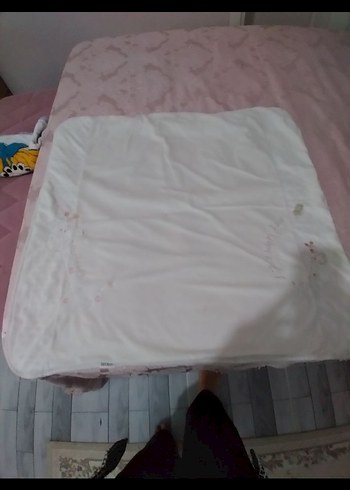 Nakışlı Beyaz Çocuk Battaniyesi - Görsel 3