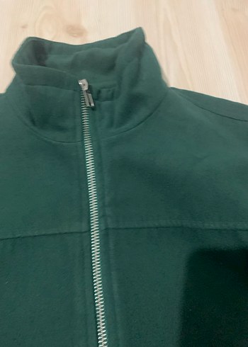 Yeşil Fermuarlı Kadın Ceket - Görsel 4