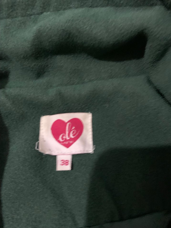 Yeşil Fermuarlı Kadın Ceket - Görsel 3