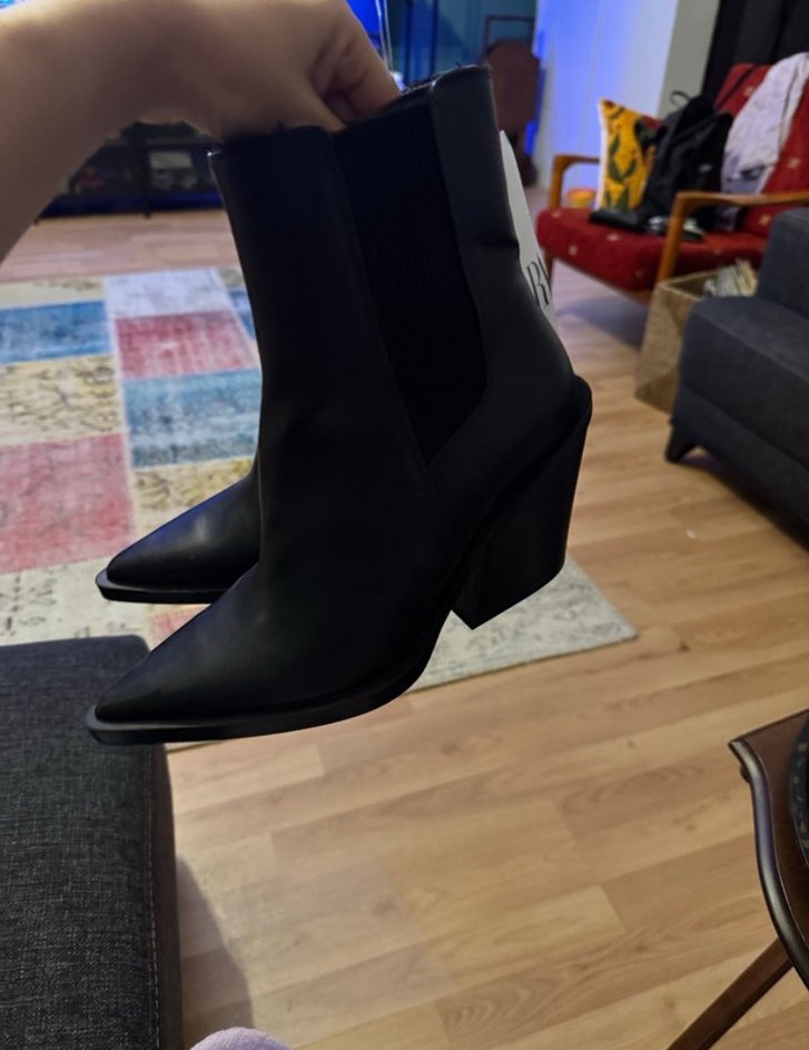 Zara topuklu bot - Görsel 2