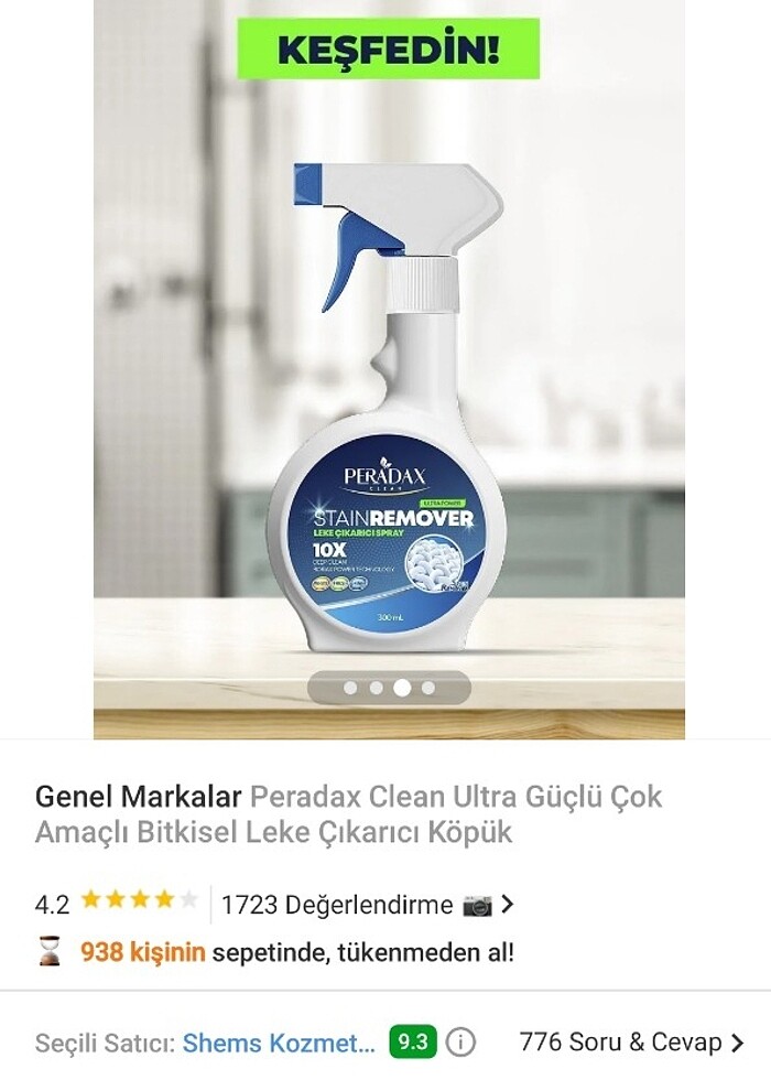 Leke çıkarıcı köpük  - Görsel 4