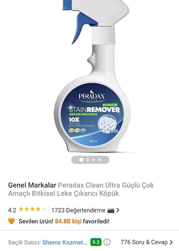 Leke çıkarıcı köpük  - Görsel 5