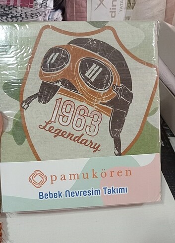 Pamuk ören bebek nevresim takımı 