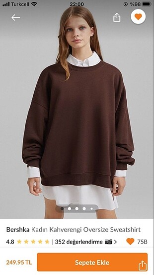 bershka sweat